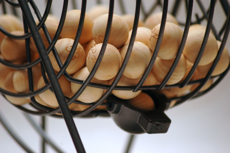 Лототрон с деревянными шарами