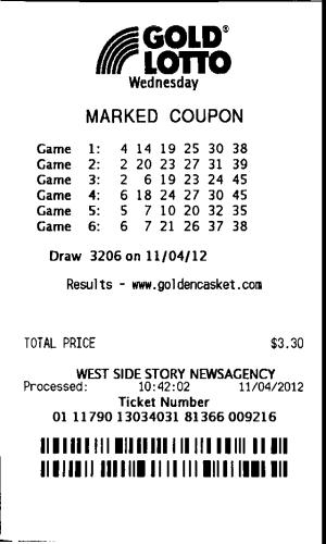 Австралийская лотерея Wednesday Lotto