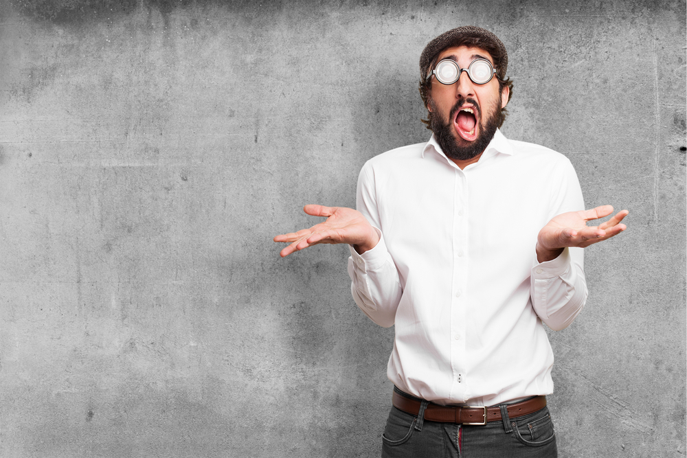 Человек не знает что делать